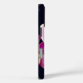 Fuchsia Pink Orchid Floral Custom Case-Mate iPhone Case (Achterkant / Rechts)