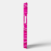 Fuchsia Pink Organic Branch iPhone Case Women (Achterkant / Rechts)