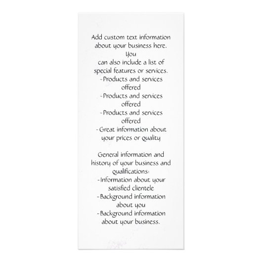  Fuchsia Pink Rose Pedicure Salon Reclamekaart (Achterkant)