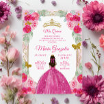 Fuchsia Pink Roses Charra Mis Quince Kaart<br><div class="desc">Fuchsia Pink Roses Charra Mis Quince Invitation Mis Quince Anos,  15e verjaardag</div>