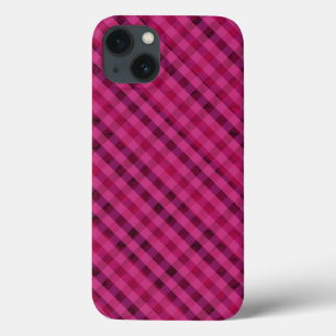 Fuchsia Plaid - Op maat gemaakte iPhone 6 stevige Case-Mate iPhone Case