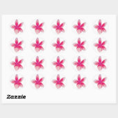 Fuchsia Plumeria Sticker (Vel)