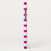 Fuchsia polka dots Case-Mate iPhone case (Achterkant/links)