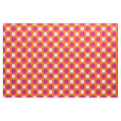 Fuchsia polka-punten op sinaasappel stof (Fat Quarter)