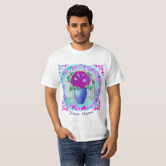 Fuchsia Poppy T-shirt (Voorkant volledig)