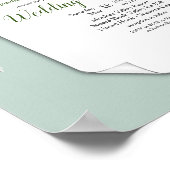 Fuchsia Protea wordt met de Groenen en de Gouden A Poster (Hoek)