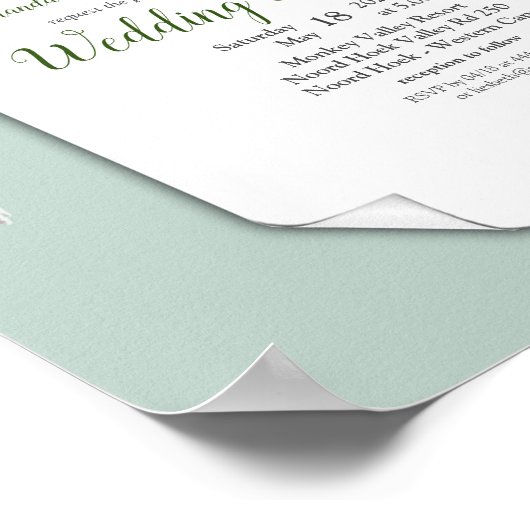 Fuchsia Protea wordt met de Groenen en de Gouden A Poster (Hoek)