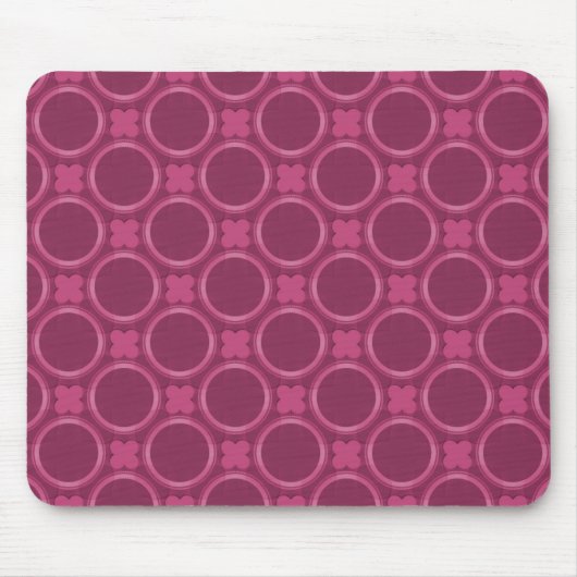 Fuchsia Quirky Charm Mousepad Muismat (Voorkant)