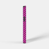 Fuchsia Ranunculus - Modern bloemontwerp iPhone Hoesje (Rechterkant)