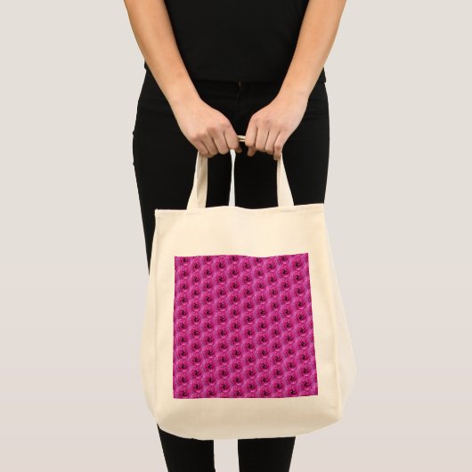 Fuchsia Ranunculus - Modern bloemontwerp Tote Bag (Voorkant (product))