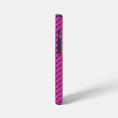 Fuchsia Ranunculus - Moderne Bloemdesign iPhone Hoesje (Linkerkant)