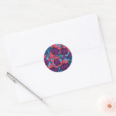 Fuchsia Ronde Sticker (Envelop)