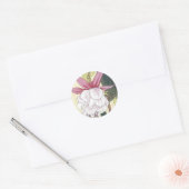 Fuchsia Ronde Sticker (Envelop)