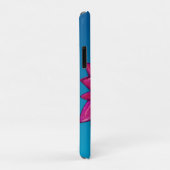Fuchsia Roze Bloem Case-Mate iPhone Case (Achterkant/rechts)