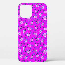 Fuchsia Roze Bloemen 4Sophia iPhone 16 Hoesje