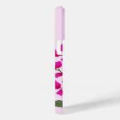 Fuchsia Roze Bougainvillea Monogram Telefoon Case (Achterkant / Rechts)