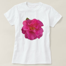 Fuchsia Roze Camellia Bloem Grafische T-shirt