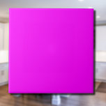 Fuchsia roze effen kleur | Klassiek Elegant Tegeltje<br><div class="desc">Fuchsia roze effen kleur | Klassiek | Elegant | Trendy | Stijlvol | Cadeau</div>