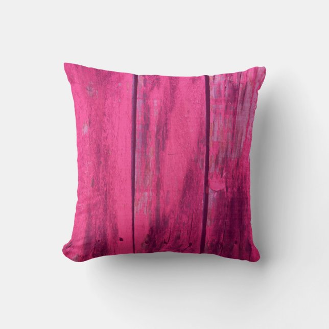 Fuchsia Roze Effen kleur kussen (Voorkant)