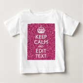 Fuchsia roze houden kalm met Jouw tekst (Voorkant)