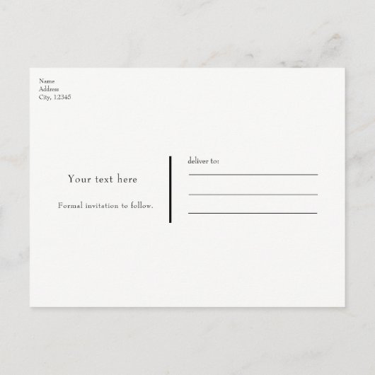 Fuchsia Roze Lint & Diamanten Save the Date Aankondigingskaart (Achterkant)