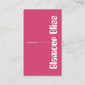 Fuchsia roze make-up artiest salon visitekaartje (Voorkant)