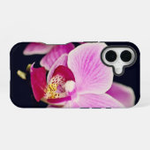 Fuchsia Roze Orchidee iPhone 16 Hoesje (Achterkant horizontaal)
