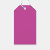 Fuchsia Roze Verjaardagsharten Cadeau Labels Cadeaulabel (Achterkant)