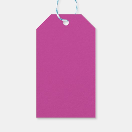 Fuchsia Roze Verjaardagsharten Cadeau Labels Cadeaulabel (Achterkant)
