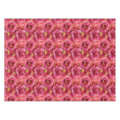 Fuchsia roze Waterverf Rozen met gouden diva Tafelkleed (Voorkant (Horizontaal))
