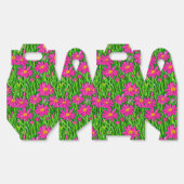 Fuchsia Roze Wildbloemen in een veld Bedankdoosjes (Ongevouwen)