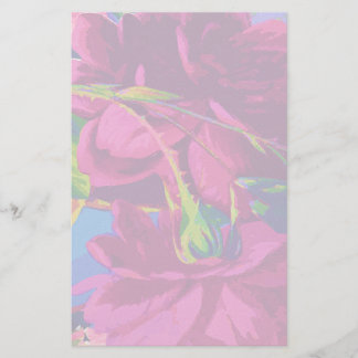 Fuchsia Rozen Briefpapier