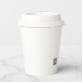 Fuchsia Sakura Blossom Schilderij van Sara Motolan Papieren Bekers (Achterkant)