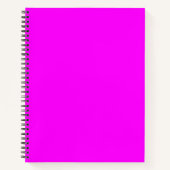 Fuchsia Solid Color Notitieboek (Voorkant)