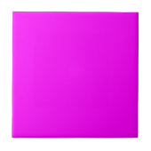 Fuchsia Solid Color Tegeltje (Voorkant)
