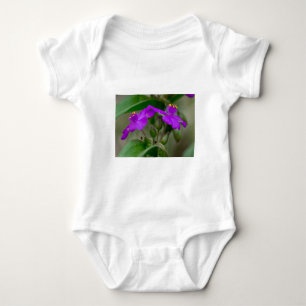 Fuchsia Spiderwort Tweeling Wilde Bloem Geschenken Romper