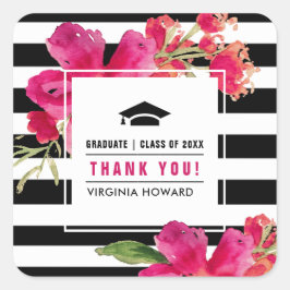 Fuchsia | Stickers van het Afstuderen van het type