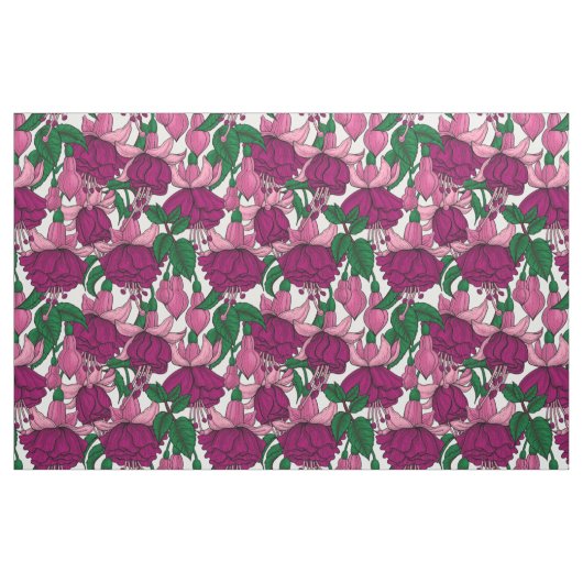 Fuchsia Stof (Yard (91,4 cm))