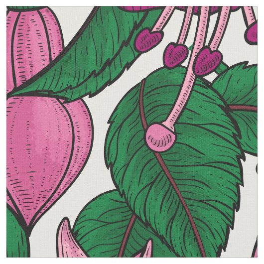 Fuchsia Stof (Close Up)