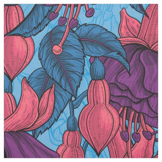 Fuchsia Stof (Swatch)