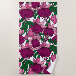 Fuchsia Strandlaken