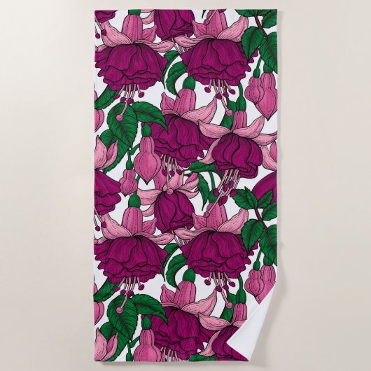 Fuchsia Strandlaken (Voorkant)