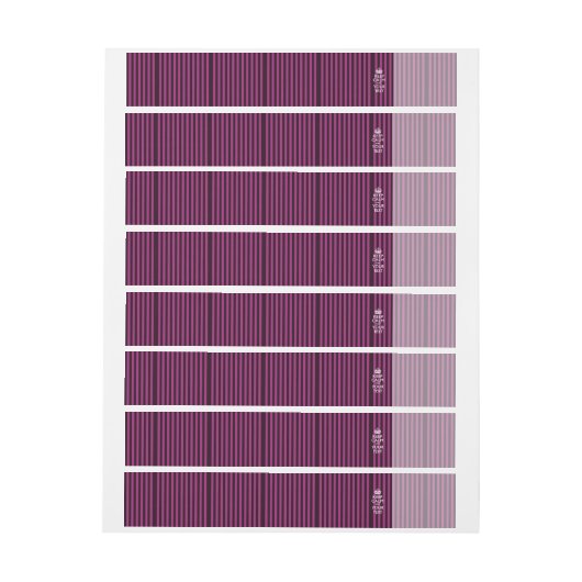 Fuchsia Stripes houdt CALM en uw Creative Text bij (Vel)