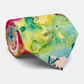 Fuchsia Stropdas (Opgerold)