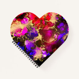 Fuchsia Stunning Alcohol Ink Painting Notitieboek