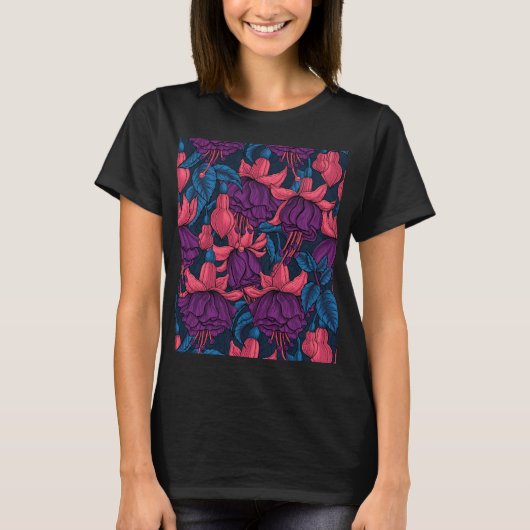 Fuchsia T-shirt (Voorkant)