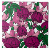 Fuchsia Tegeltje (Voorkant)