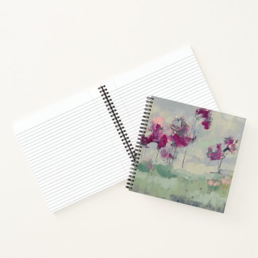 Fuchsia Treeline Notitieboek (Binnen)