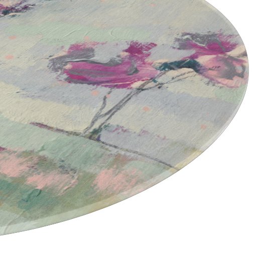 Fuchsia Treeline Snijplank (Hoek)