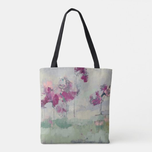 Fuchsia Treeline Tote Bag (Achterkant)